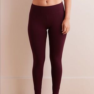 Large Chill Play Move Maroon Aerie Leggings